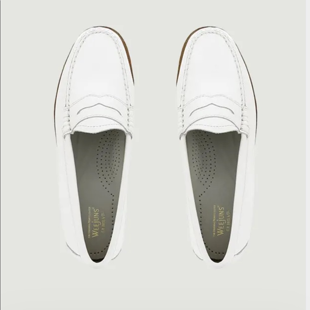 Weejuns White Loafers